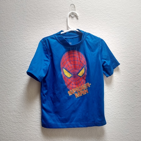 The Amazing Spiderman Rash Guard Swim Shirt 5t - Picture 1 of 4